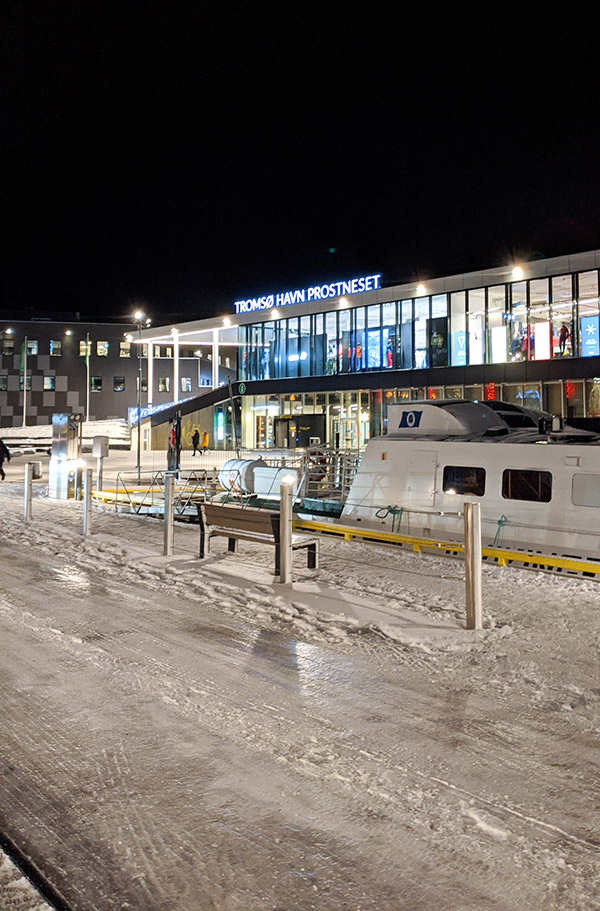 Tromsø bei Nacht