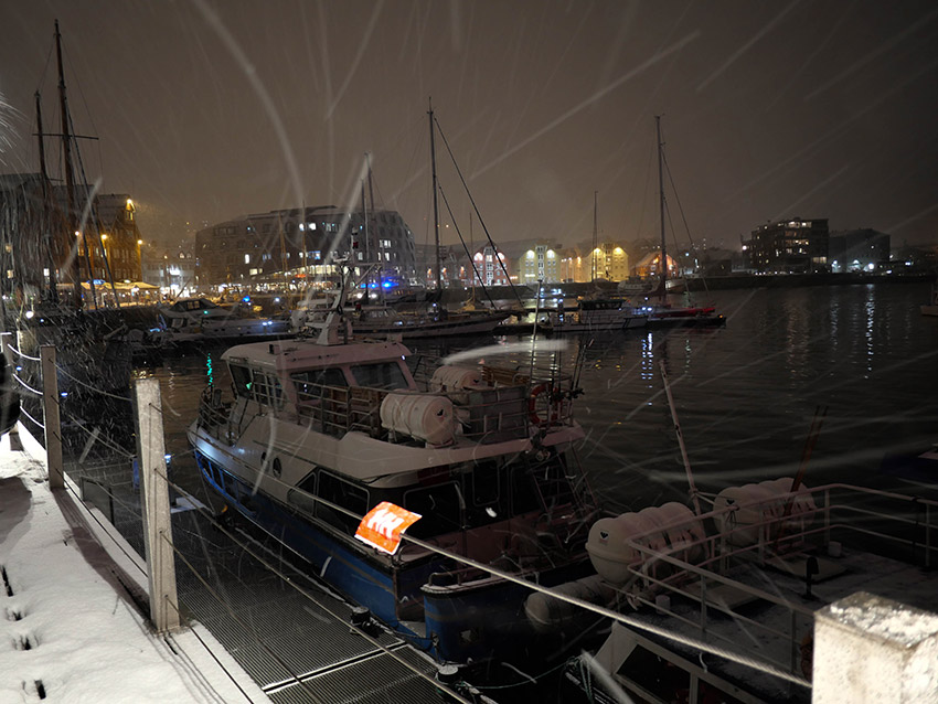 Tromsø bei Nacht