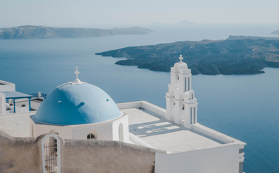 Santorin Reise